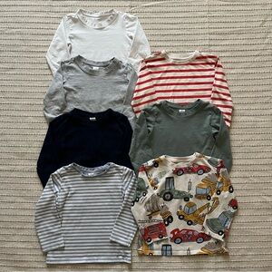 H&M 4T Organic Cotton long sleeve bundle/lot
